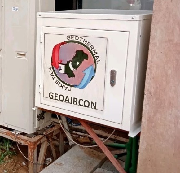 GeoAirCon geothermal control cabinet